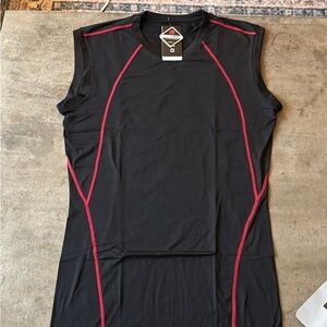 Tesla Black Performance Training Top